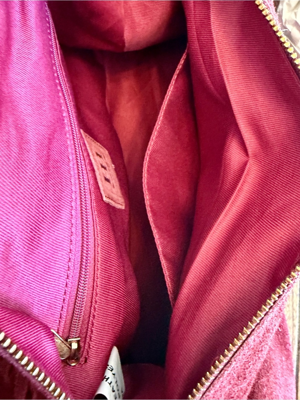 RARE-FIND Haute Hippie Burgundy Wine Suede Braided Strap Shoulder Bag - Picture 7 of 9